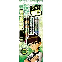 Олівець простий з гумкою Бен10 6 шт. 1Вересня 280164