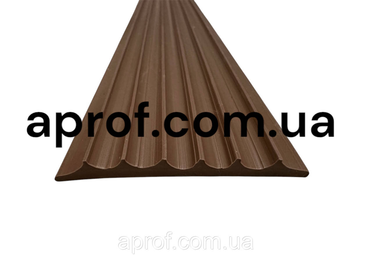 Протиковзна стрічка 50х5 мм гумова коричнева, фото 1