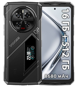 Захищений смартфон DOOGEE V40 Pro 5G Silver 16/512Gb Dimensity 7300 NFC АКБ 8680mAh