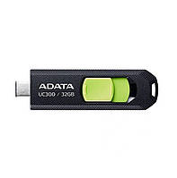 Флеш-накопичувач Adata USB 3.2 Gen1 UC300 Type-C 32Gb Black/Green
