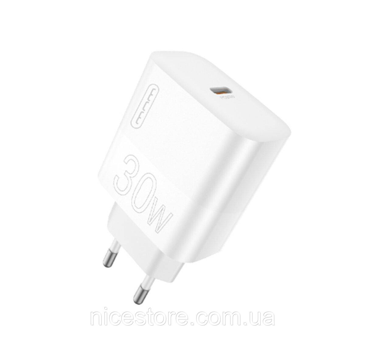 Мережевий зарядний пристрій WUW-C197 PD 30W white