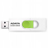 Флеш-накопичувач ADATA USB 3.2 AUV 320 256Gb White/Green