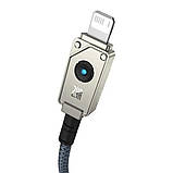 Кабель Baseus Unbreakable Series Fast Charging Data Cable USB to iP 2.4A 2m Stellar White, фото 6
