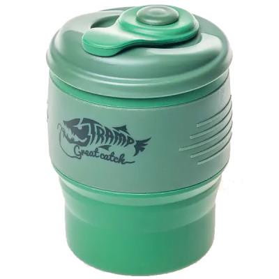 Чашка туристична Tramp силіконова з кришкою 350 мл Sand (UTRC-082-sand), фото 1