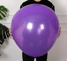 Повітряна куля сюрприз фіолетовий латексний металік 48 см 19» Gemar Італія