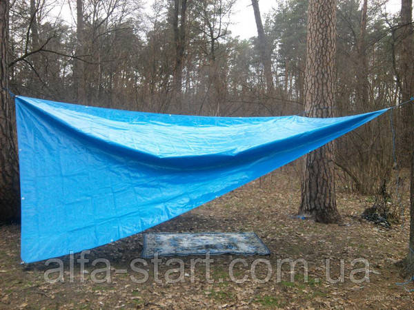 Тент 3/5 м з кільцями щільність 55 г/м2