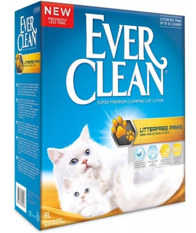 Ever Clean LitterFree Paws Clumping бентонітовий наповнювач для туалету котів із довгою шерстю та кошенят, 6 л (123464), фото 1