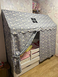 Шатер на дитяче ліжко Веселка