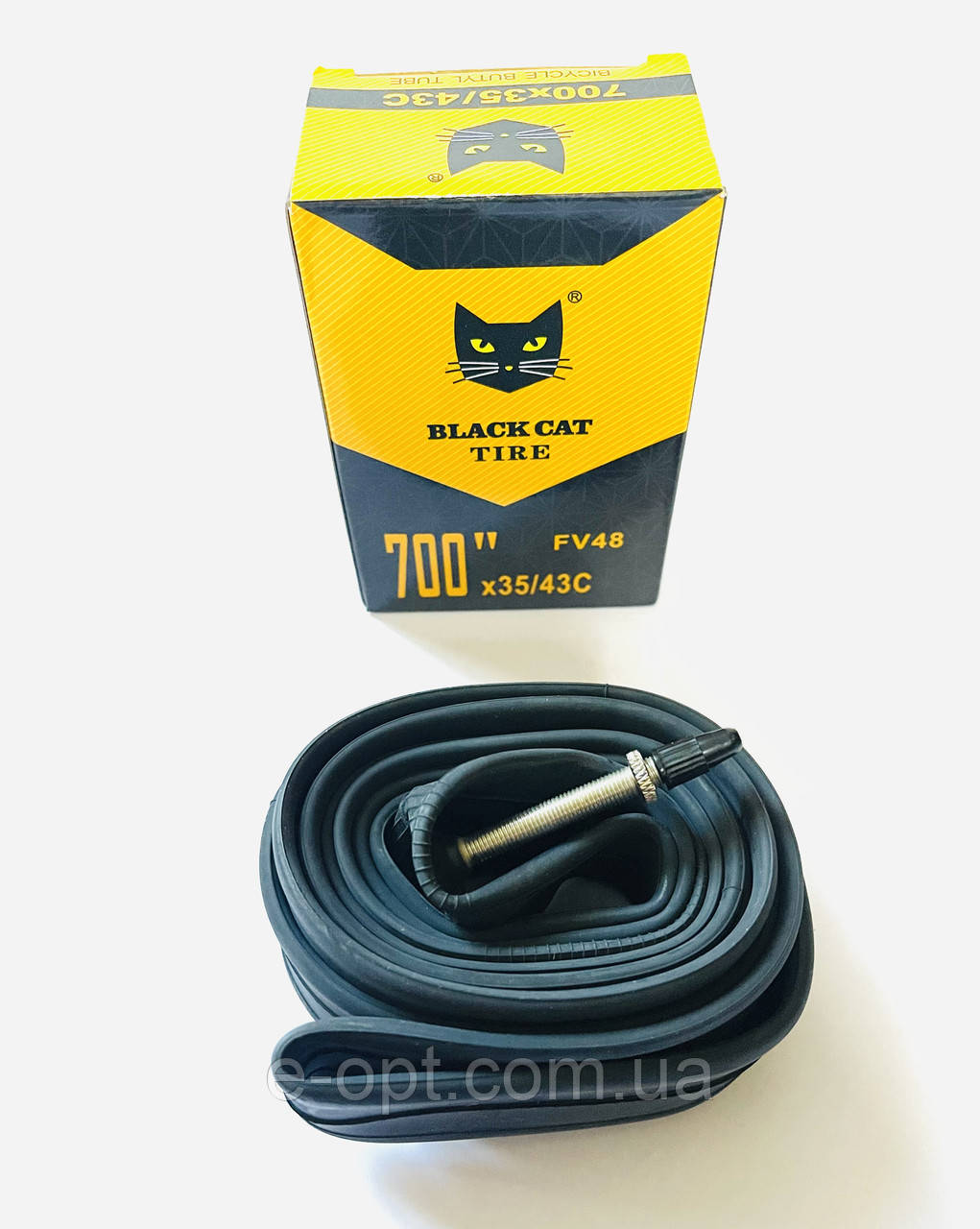 Камера 700х35/43 (FV 48 Француз) BLACK CAT. Камера 700х35. Велокамера 700х43.