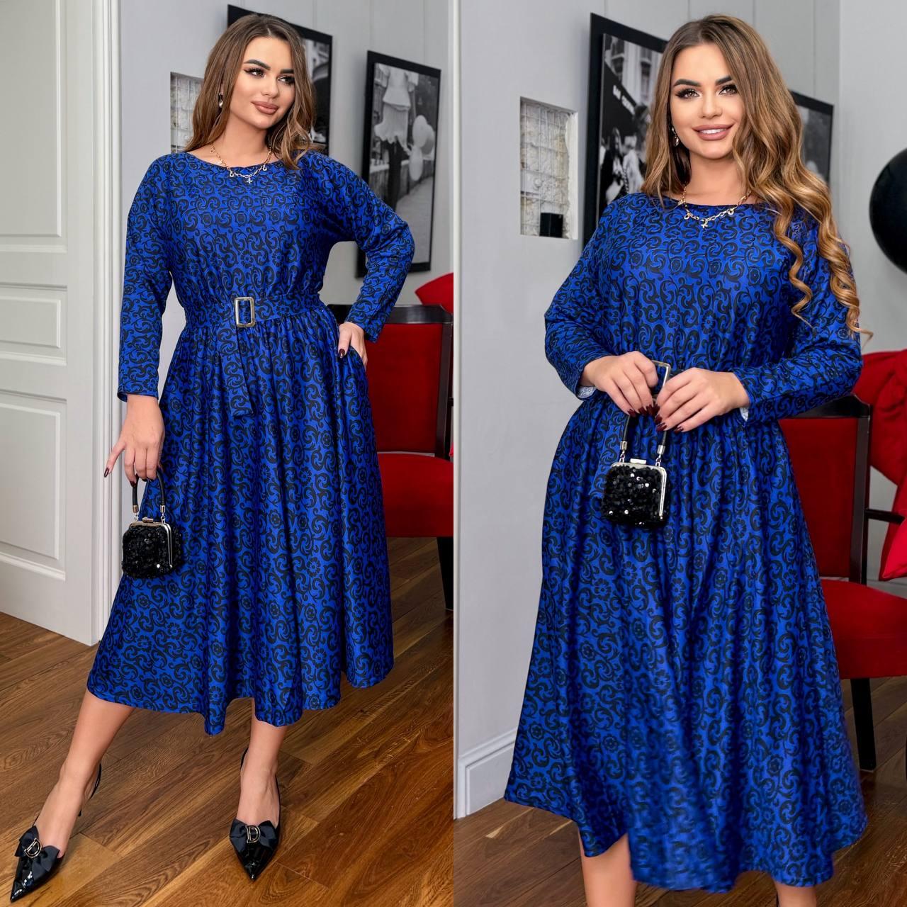 Жіноче плаття з візерунками, фото 1