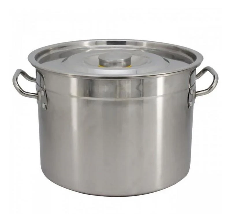 Каструля з нержавіючої сталі Bohmann 20 літрів 30 см з кришкою BH-3130-20, фото 1