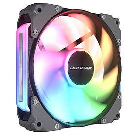 Вентилятор 120мм ARGB, Hydro Dynamic Bearing, 4 Pin PWM / 3 Pin ARGB Cougar Apolar 120 ARGB - MegaLavka
