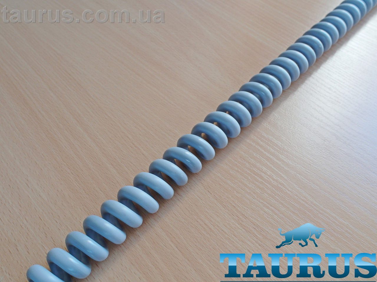 Кабель спіральний сірий ThermoPulse Power Gray 3m 3G1.5 / розтягнення до 18 м. Потужність до 3500W. Мідь, фото 1