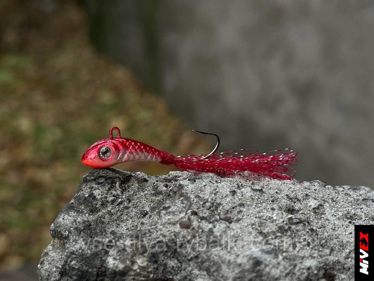 Балансир Jig Tail MIVEX Micron JF-1 15 мм 2,0 грм CPR + Swarovski EYE