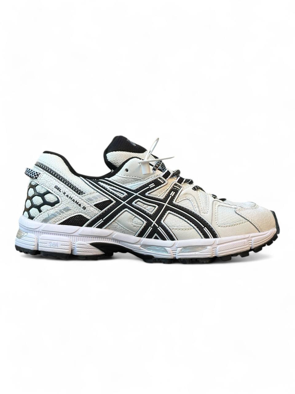 Кросівки чоловічі білі зимові Asics Gel-Kahana 8 White Black Winter Fur (19254), фото 1