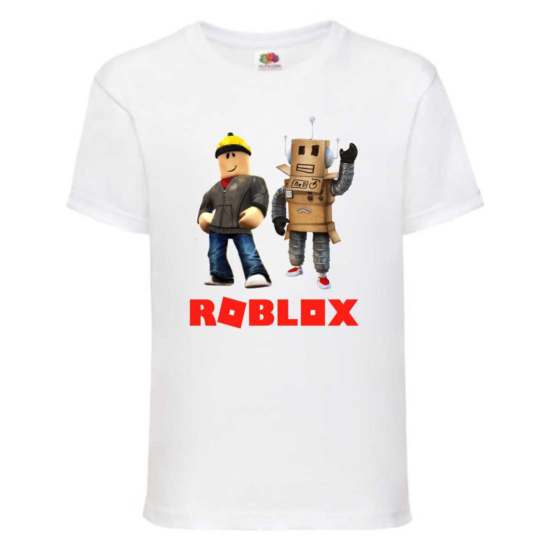 Футболка дитяча Роблокс Roblox (RB-07-1) біла, розмір 104-116-128-140-152-164