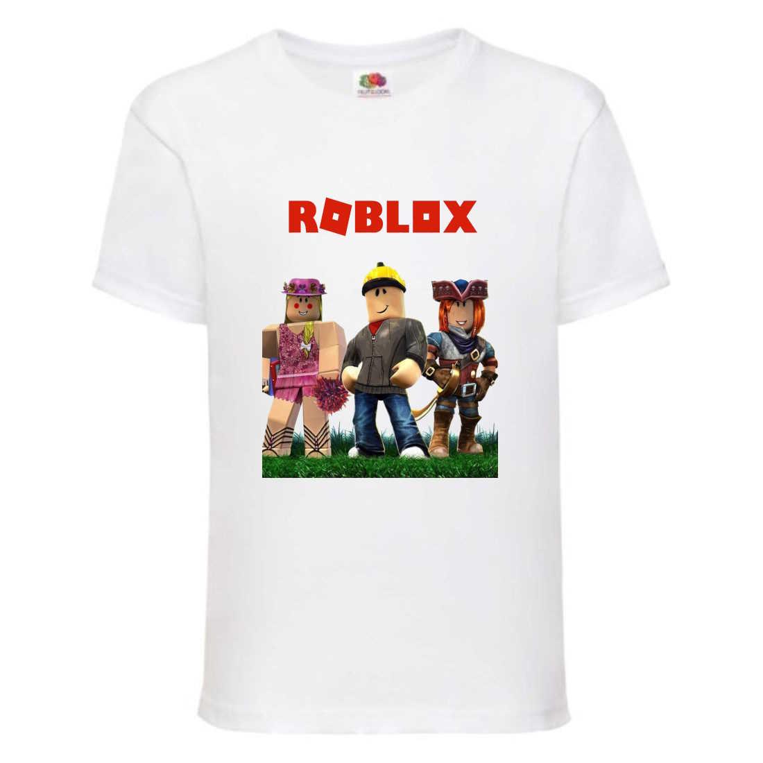 Футболка дитяча Роблокс Roblox (RB-08-1) біла, розмір 104-116-128-140-152-164