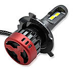 H4 Led лампи Kelvin 8000Lm / Світлодіодні лампи H4 Fseries 6000K 40Вт - Рік гарантії, фото 3