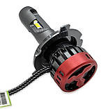 H4 Led лампи Kelvin 8000Lm / Світлодіодні лампи H4 Fseries 6000K 40Вт - Рік гарантії, фото 4