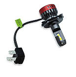 H4 Led лампи Kelvin 8000Lm / Світлодіодні лампи H4 Fseries 6000K 40Вт - Рік гарантії, фото 6