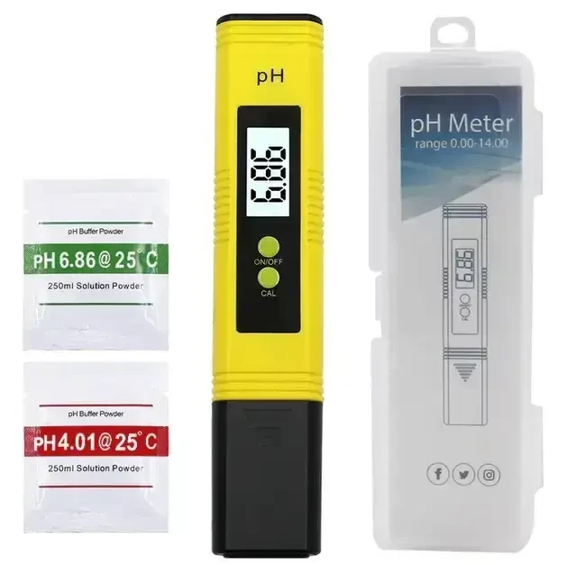 РН-метр PH-02 (0,00-14,00pH/±0.01 pH) з автоматичним калібруванням і АТС