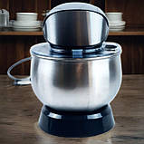 Кухонний комбайн Rainberg 3200 Вт Планетарний міксер - тістоміс з чашею 4л, 6 швидкостей, 3 насадки, фото 5