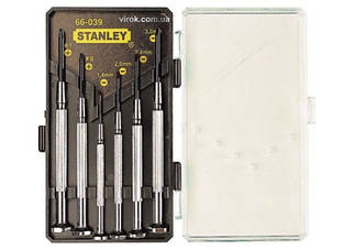 Набір викруток прецизійних STANLEY «Watchmaker»: 6 викруток