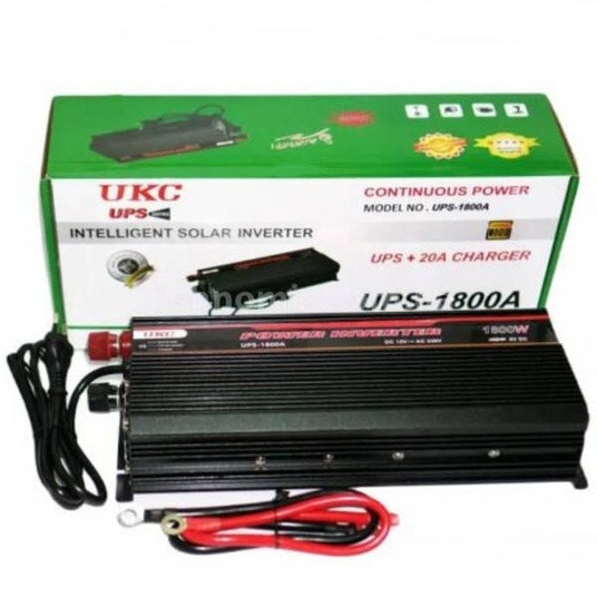 Інвертор із зарядкою перетворювач UKC UPS 1800W 8444