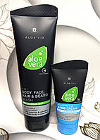 Чоловічий набір шампунь і гелю для душу та крему для рук LR Health and Beauty Aloe Vera