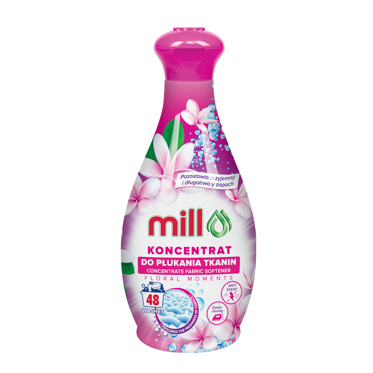 Концентрат ополіскувач КВІТКОВІ МОМЕНТИ 1,3 л, ТМ MILL PROFESSIONAL