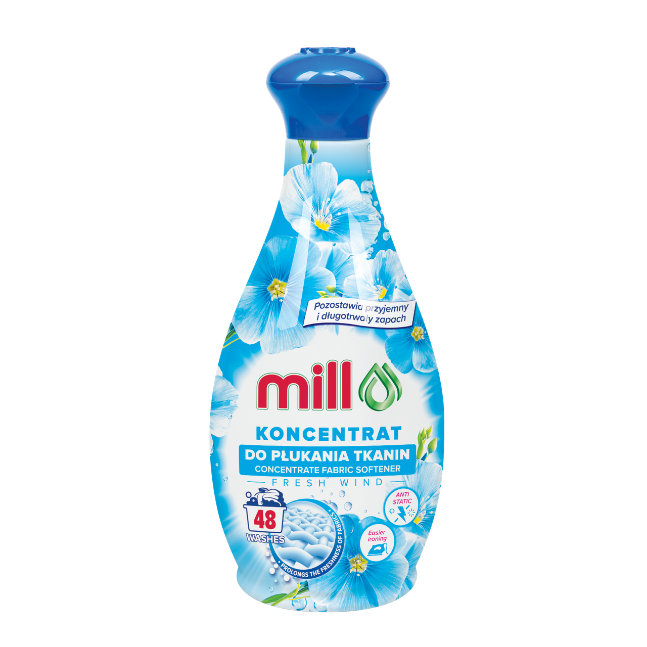 Концентрат ополіскувач СВІЖИЙ ВІТЕР 1,3 л, ТМ MILL PROFESSIONAL