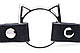 Чокер Master Series Kinky Kitty Ring Slim Choker - Black, фото 4