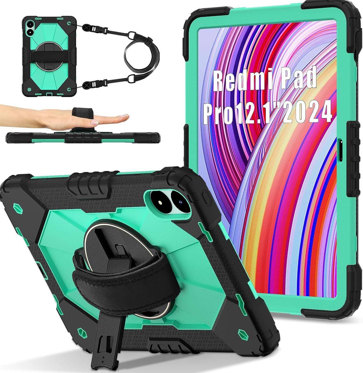 Чохол Protective force на Xiaomi Redmi Pad Pro (12.1") / бірюзовий