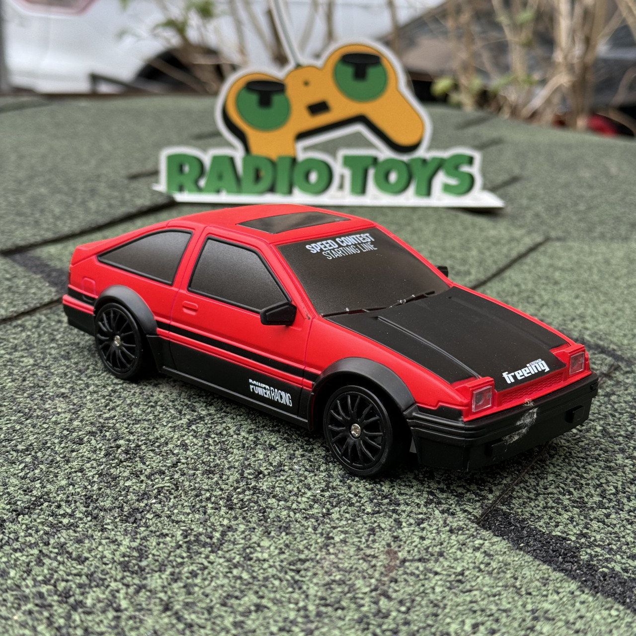 Дрифтова машинка на радіоуправлінні Toyota AE86 Sprinter Trueno Червона | Машинка для дрифту на пульті управління | Дрифт машина, фото 1
