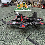 Літак на радіоуправлінні F-22 Raptor Червоний | Літаки на пульті управління | Іграшки на радіокеруванні, фото 5