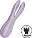 Клиторальный вибратор Satisfyer Threesome 2 Violet, 3 гибких пальчика, 3 мотора (анонимно) - фото 1 - id-p2427071629