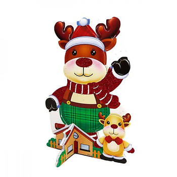 Декор новорічний Новорічний олень 20см 9899DSCN 630997 G-Rich