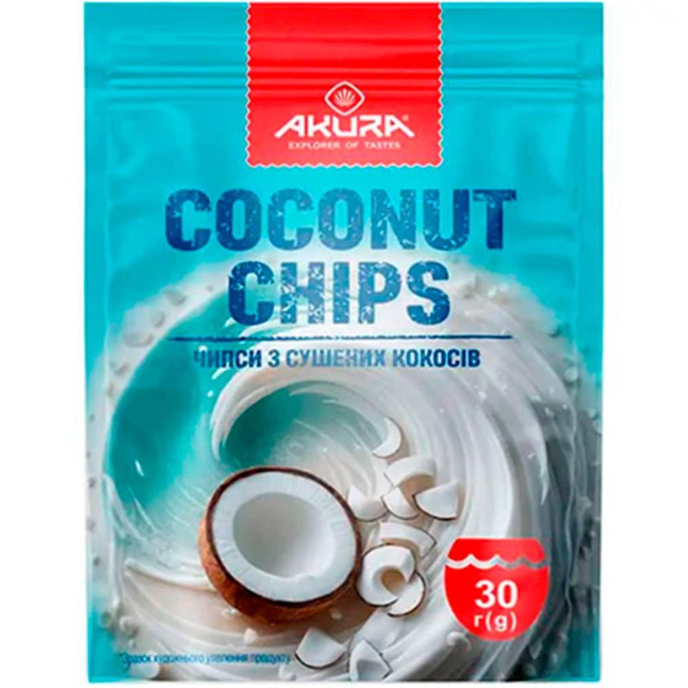 Кокосові чіпси Akura 30г