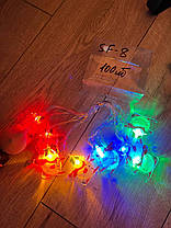 Гірлянда музична Сніговик Usb 10LED — 2,5 м теплий і мікс 1020 209309, фото 6