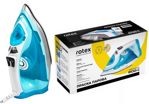 Праска Rotex Ultra Glide Plus RIС63-С 2400 Вт ID 4983800, фото 1