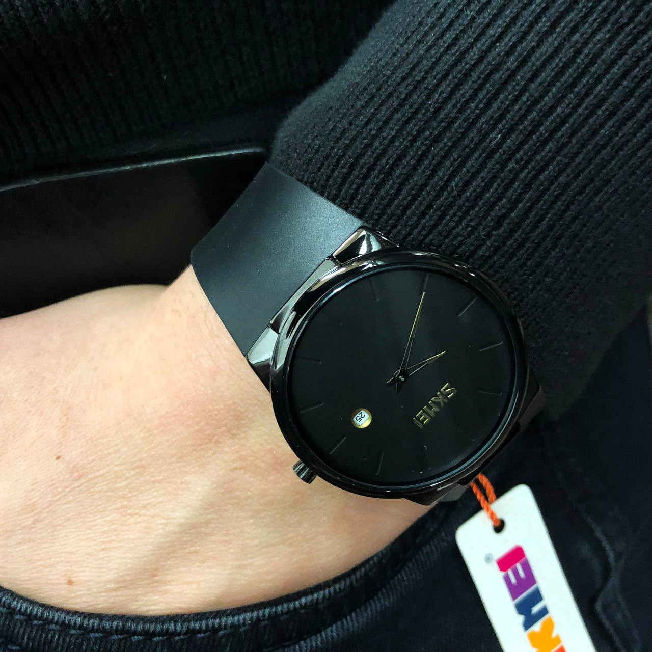 Класичний кварцовий чоловічий наручний годинник SKMEI, Чоловічий годинник Наручний NF-16, фото 1