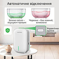 Безшумний осушувач повітря для кімнати Doctor-101 на 800 мл. Безкомпресорний вологопоглинач Пелатьє, фото 6