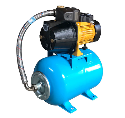 Насосна станція до 2,7 м³/год, тиск 1,8 - 2,8 бар (макс. 3,8 бар), бак 24 л, 0,8 кВт, Optima JET 80A-PL-24, гідрофор