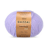 Gazzal ALPACA AIR (Газзал Альпака Ейр) № 89 ліловий (Напіввовняна пряжа, нитки для в'язання)