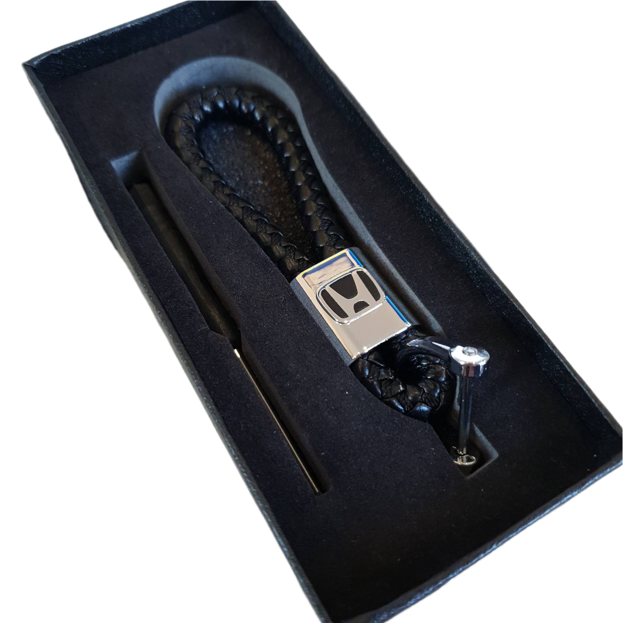 Брелоки для авто з логотипом Honda у подарунковій коробці, брелок на ключі на подарунок 29196 Хонда, фото 1