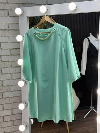 Стильна жіноча сукня, тканина "Костюмна" розмір 58, фото 1