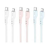 Кабель HOCO X97 Crystal color silicone charging data cable iP white, фото 6