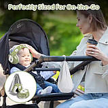 Дитячі протишумні навушники Baby Earmuffs навушники для дітей до 36 місяців, колір: Зелений, фото 5