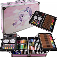 Набір для малювання Maaleo 22768 (145 предметів, валіза, єдиноріг, Польща)