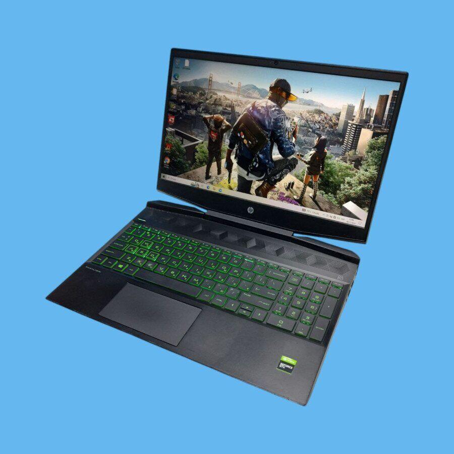 Б/в Ігровий ноутбук Б-клас HP Pavilion Gaming 15-dk0056wm 15.6" 1920x1080| i5-9300H| 16GB RAM| 480GB SSD| GTX 1650 4GB
